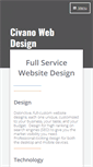 Mobile Screenshot of civanowebdesign.com